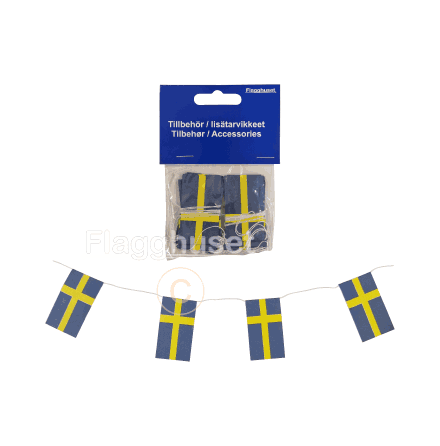 Flaggirlang Sverige 2-pack