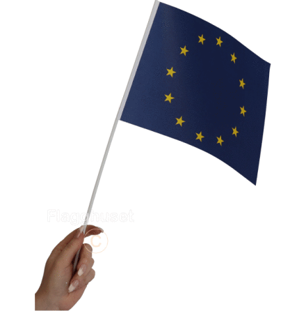 EU pappersflagga 6-pack