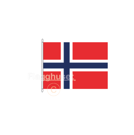 Norge fasadflagga 